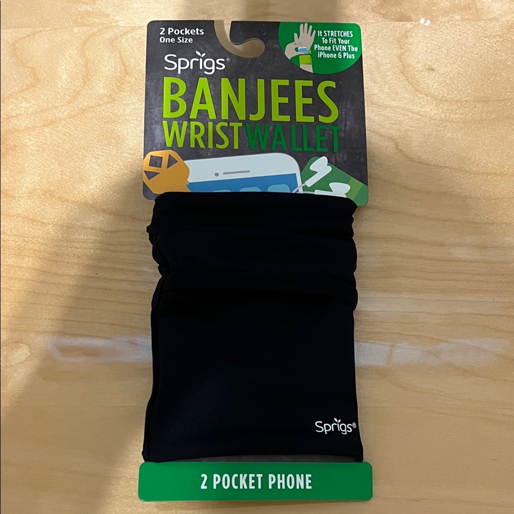 Sprigs Black Banjees Wrist Wallet